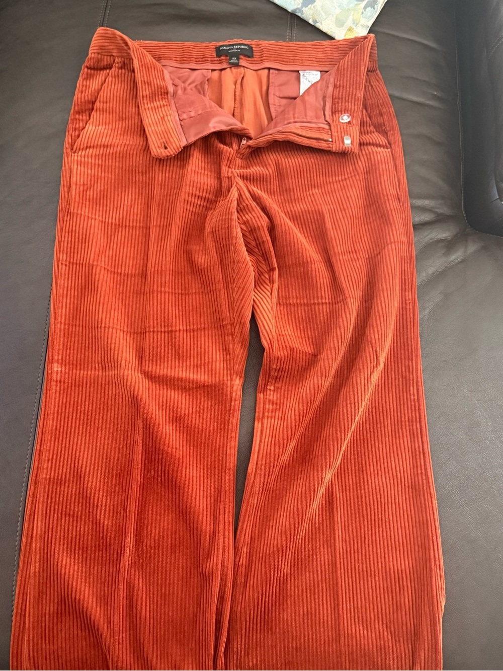 Banana Republic Women's Rust-Orange Corduroy Blazer - Picture 4 of 4